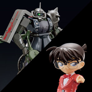 ENTRY GRADE Conan Edogawa (Char’s Zaku II Color) & HG 1/144 Char’s Zaku II (Shuichi Akai Color)