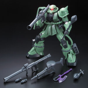 PG 1/60 MS-06F Zaku II + Weapons [Animation Color Ver.]