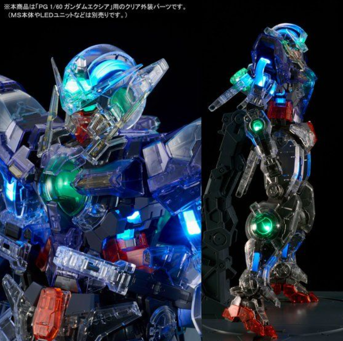 PG 1/60 Gundam Exia Clear Color Body - Image 4